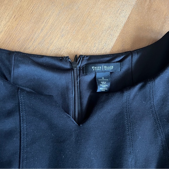 White House | Black Market Ponte Fit and Flare Dress - Picture 3 of 8